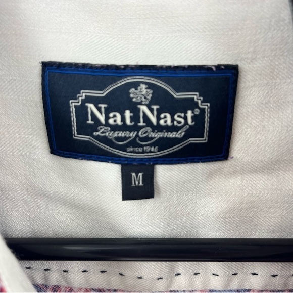 Nat Nast Silk Blend ShortSleeve button Down Shirt - Picture 4 of 6